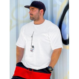 Astronaut Graphic Print Short Sleeve T Shirt Astronaut Graphic Print Short Sleeve T Shirt