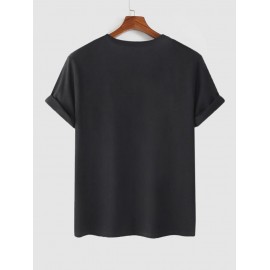 2Pcs Plain Solid Basic T-shirt 2Pcs Plain Solid Basic T-shirt