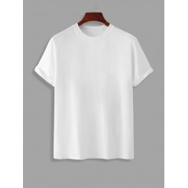 2Pcs Plain Solid Basic T-shirt 2Pcs Plain Solid Basic T-shirt