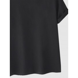 Wisdom Words Printed Casual T-shirt Wisdom Words Printed Casual T-shirt