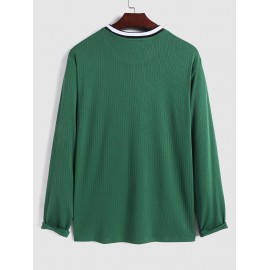 OVER THINKING Printed Long Sleeves Tee OVER THINKING Printed Long Sleeves Tee