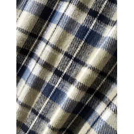Men's Daily Casual Plaid Flap Cargo Pockets Button Up Long Sleeve Flannel Shirt Jacket Shacket Men's Daily Casual Plaid Flap Cargo Pockets Button Up Long Sleeve Flannel Shirt Jacket Shacket