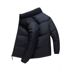 Colorblock Two Tone Zip Up Puffer Down Jacket Colorblock Two Tone Zip Up Puffer Down Jacket