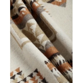 Geometric Tribal Ethnic Aztec Printed Shacket Geometric Tribal Ethnic Aztec Printed Shacket