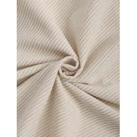 Solid Color Drawstring Corduroy Shorts Solid Color Drawstring Corduroy Shorts