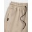 Side Slit Breathable Mountain Embroidery Drawstring Athletic Shorts