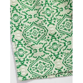 Men's Retro Geometric Baroque Jacquard Weave Textured Drawstring Sports Bermuda Shorts Men's Retro Geometric Baroque Jacquard Weave Textured Drawstring Sports Bermuda Shorts