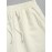 Geometric Retro Jacquard Textured Drawstring Shorts