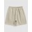 Letter OAKLAND Embroidery Fleece-lined Drawstring Blokecore Sweat Shorts