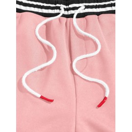Streetwear Pure Color Drawstring Sweat Shorts Streetwear Pure Color Drawstring Sweat Shorts