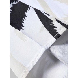 Men's Aloha Hawaiian Coconut Trees Printed Short Sleeves Button Front Vacation Shirt Men's Aloha Hawaiian Coconut Trees Printed Short Sleeves Button Front Vacation Shirt