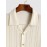 Men's Sexy Party Openwork Textured Semi Sheer Long Sleeve Button Up Solid Color Shirt