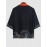 Sea Waves Print Colorblock Collar Casual Kimono